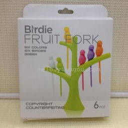 小鳥水果叉套裝 美樂日用的精致設計，義烏購便捷購物體驗